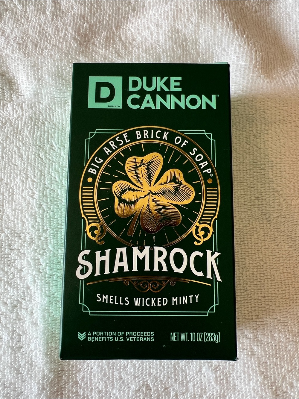 Duke Cannon Shamrock Soap - Green